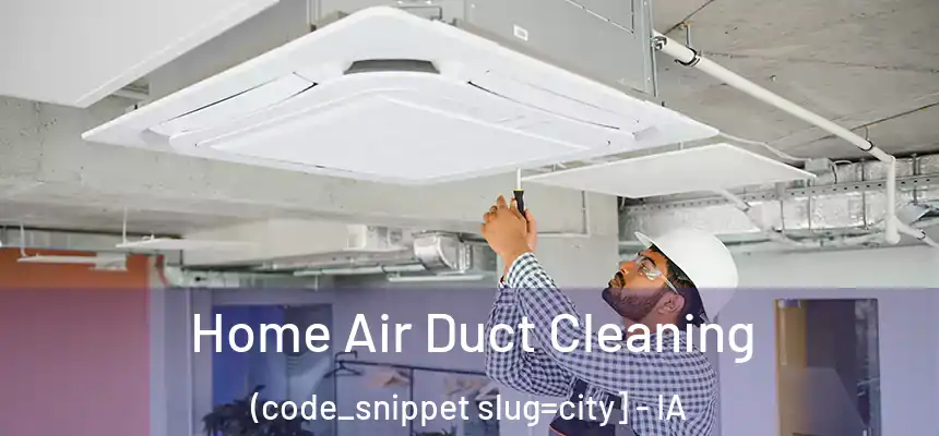  Home Air Duct Cleaning (code_snippet slug=city] - IA